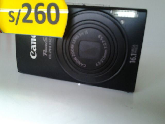 Camara canon de 16 megapíxeles. mode  ELPH 110HS. graba en HD, 10 X ZOOM OPTICO