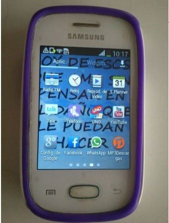 Celular Samsung Glaxi Neo s/150 , Modelo GTS3510L,Memoria de 2GB,Cargador, estado conservado, #7871